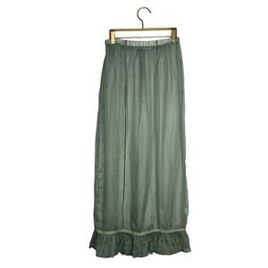 Vintage BODIL 100% Silk Sheer Midi Skirt